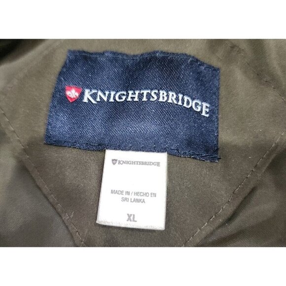 Knightsbridge Green Bomber Style Jacket Zip Front Insulated Men's XL - Picture 6 of 10